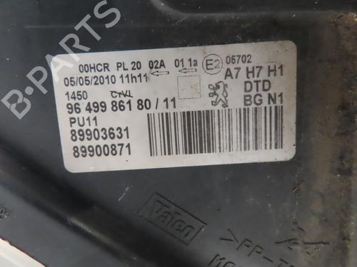 Optica direita PEUGEOT 207 (WA_, WC_) 1.4 16V (95 hp) 32377765