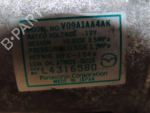 AC compressor MAZDA 2 (DE_, DH_) 1.3 MZR (DE3FS) | BP33136894M34 - Image 3