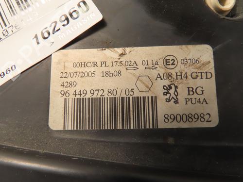 Left headlight PEUGEOT 1007 (KM_) 1.4 | BP32659468C28