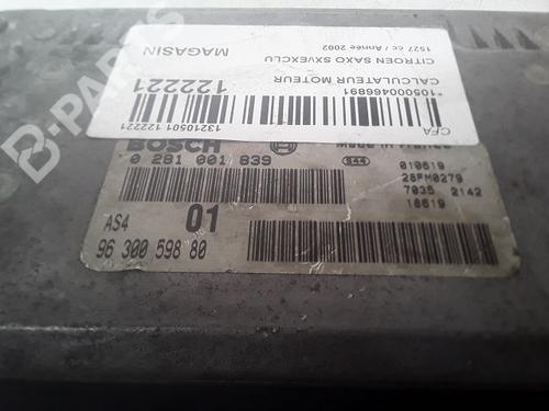 Engine control unit (ECU) CITROËN SAXO (S0, S1) 1.5 D | BP8998803M57 