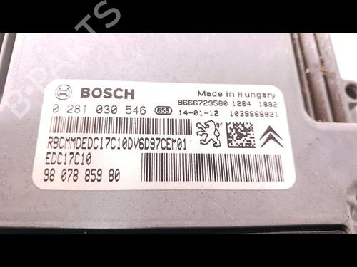 Used Engine control unit (ECU) CITROËN DS3 (SA_) 1.6 HDi 90 (92 hp) 15077075