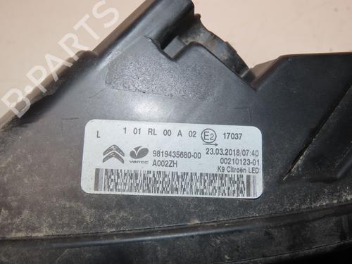 Used Left daytime light CITROËN BERLINGO (ER_, EC_) 1.2 PureTech 110 (110 hp) 31962675