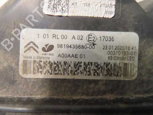 Used Left daytime light CITROËN BERLINGO (ER_, EC_) 1.2 PureTech 130 (131 hp) 32715334