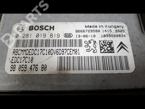 Used Engine control unit (ECU) CITROËN C3 Picasso (SH_) 1.6 HDI 90 (92 hp) 11952649