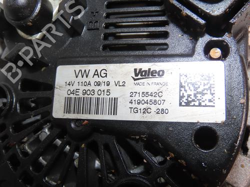 Alternator SEAT IBIZA V (KJ1, KJG) 1.0 TSI | BP31283830M7