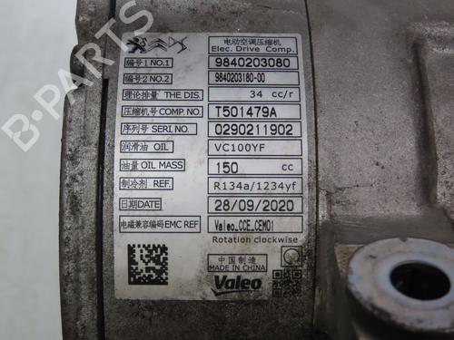 AC compressor OPEL GRANDLAND / GRANDLAND X (A18, P1UO) 1.6 Turbo Hybrid4 | BP27666034M34
