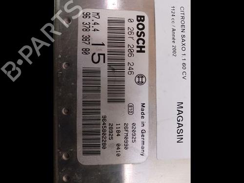 Used Engine control unit (ECU) CITROËN SAXO (S0, S1) 1.1 X, SX (60 hp) 13357138