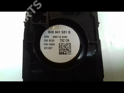 Used Headlight switch AUDI A3 Sportback (8VA, 8VF) 1.6 TDI (110 hp) 11796250