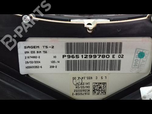 Instrument cluster PEUGEOT 307 CC (3B) 2.0 16V | BP9168083C47 