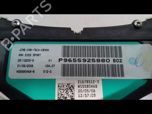 Instrument cluster PEUGEOT 307 CC (3B) 2.0 HDi 135 | BP23151290C47 