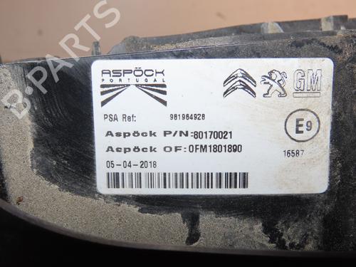 Venstre Baklys CITROËN BERLINGO (ER_, EC_) 1.2 PureTech 110 (110 hp) 31962692