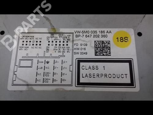 Radio VW POLO V (6R1, 6C1) 1.6 TDI | BP8980578E6 