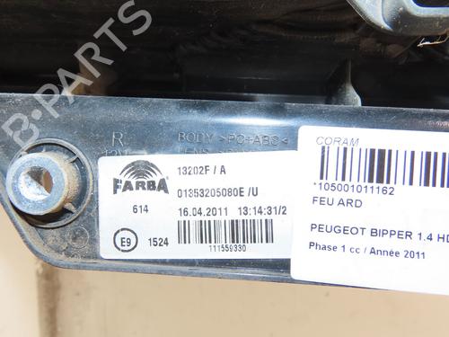 Right taillight PEUGEOT BIPPER (AA_) 1.4 HDi | BP30954875C35