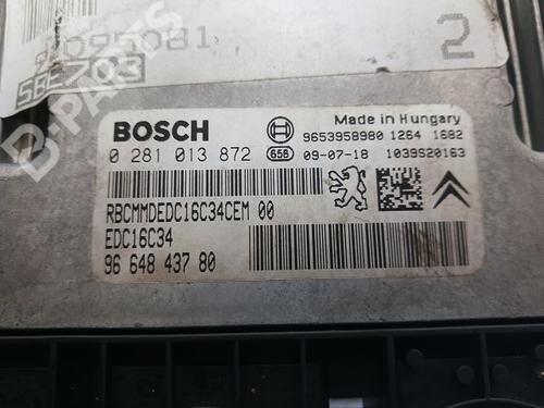 Used Engine control unit (ECU) PEUGEOT 207 SW (WK_) 1.6 HDi (90 hp) 11771215
