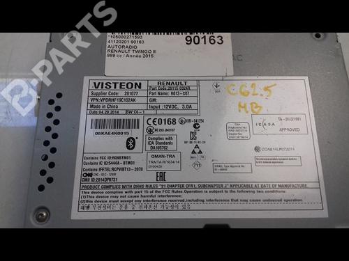 Radio RENAULT TWINGO III (BCM_, BCA_) 1.0 SCe 70 | BP8980296E6 