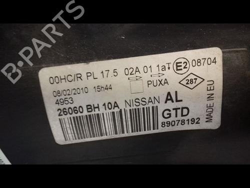 Used Left headlight NISSAN NOTE (E11, NE11) 1.5 dCi (86 hp) 11833196