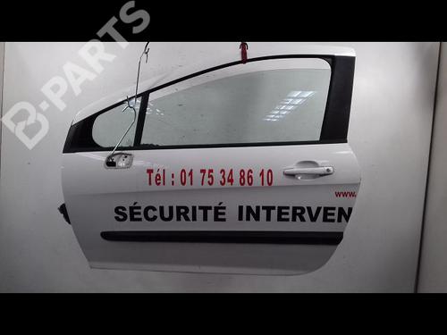 Used Left front door PEUGEOT 308 I (4A_, 4C_) 1.6 HDi (90 hp) 11833158