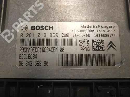 Used Engine control unit (ECU) PEUGEOT 3008 I MPV (0U_) 1.6 HDi (109 hp) 11694281