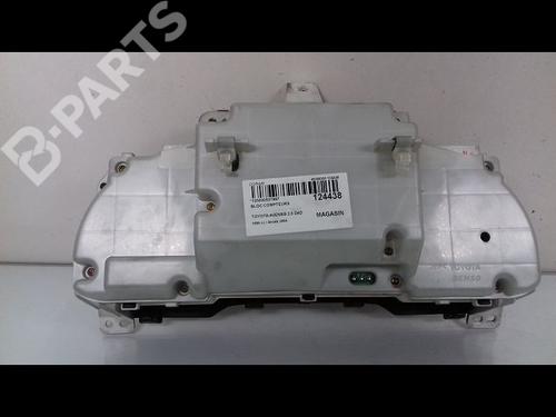 Instrument cluster TOYOTA AVENSIS VERSO (_M2_) 2.0 D (CLM20_, CLM20R) | BP9160664C47 