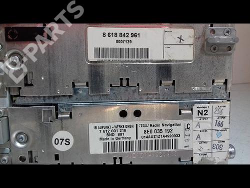 Radio AUDI A4 B6 (8E2) 2.5 TDI quattro | BP8978808E6 