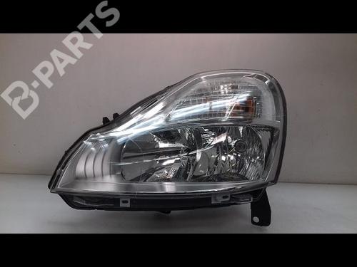 Used Left headlight Left headlight RENAULT MODUS / GRAND MODUS (F/JP0_) 1.2 (JP0C, JP0K, FP0C, FP0K, FP0P, JP0P, JP0T) (75 hp) 10981790 10981790