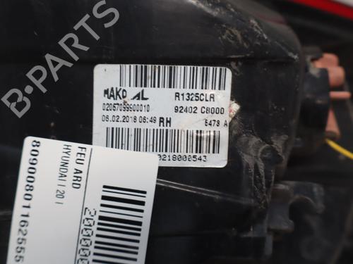 Højre baglygte Højre baglygte HYUNDAI i20 II (GB, IB) 1.0 T-GDI (101 hp) 33859981 33859981