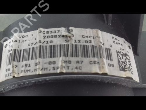 Instrument cluster PEUGEOT 207 (WA_, WC_) 1.6 HDi | BP10190221C47