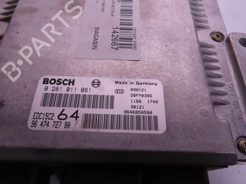 Used Engine control unit (ECU) PEUGEOT 307 SW (3H) 2.0 HDI 110 (107 hp) 16449436