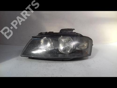 Left headlight AUDI A3 (8P1) 1.9 TDI (105 hp) 8P0941029S