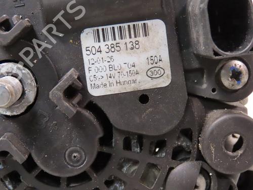 Used Alternator Alternator FIAT DUCATO Van (250_) 180 Multijet 3,0 D (177 hp) 19319753 19319753