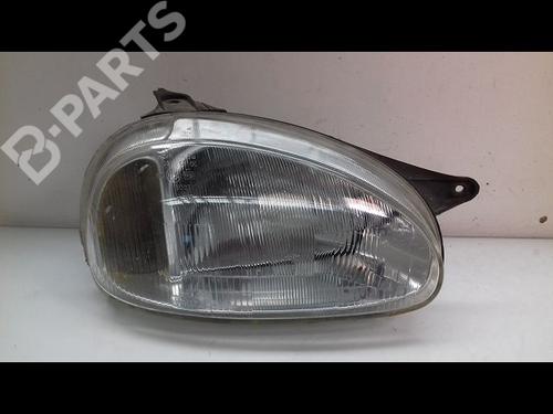 Used Right headlight OPEL COMBO Box Body/MPV (71_) 1.7 D (60 hp) 9652398