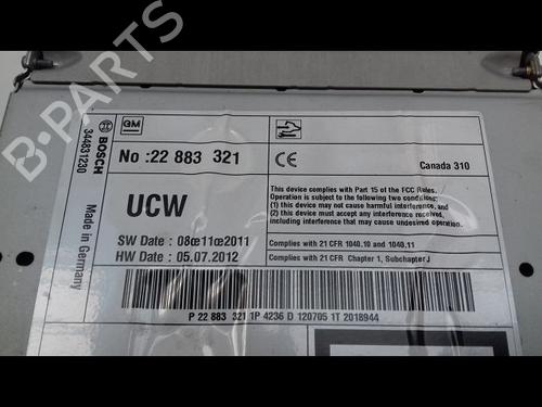 Radio OPEL ASTRA J (P10) 1.7 CDTI (68) | BP9694034E6 