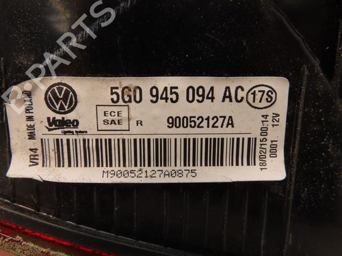 Right tailgate light VW GOLF VII (5G1, BQ1, BE1, BE2) 1.4 TSI | BP30954678C80