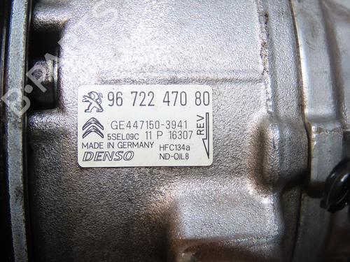 Used AC compressor PEUGEOT 208 I (CA_, CC_) 1.2 VTI 82 (82 hp) 32099922