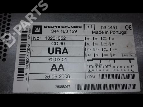 Radio OPEL ZAFIRA / ZAFIRA FAMILY B (A05) 1.9 CDTI (M75) | BP8982771E6 