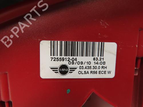 Used Right taillight MINI MINI (R56) One (98 hp) 32005463