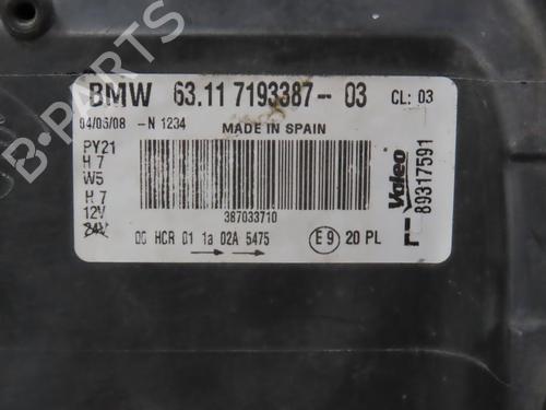 Used Left headlight BMW 1 (E87) 116 i (122 hp) 25885832