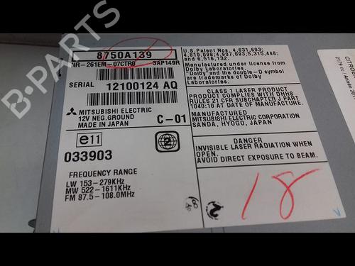 Radio CITROËN C-CROSSER (VU_, VV_) 2.2 HDi | BP10684502E6 