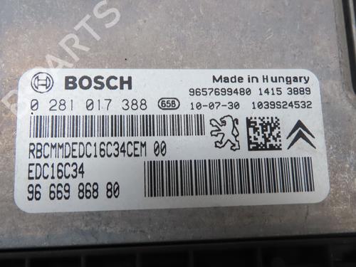 Engine control unit (ECU) CITROËN C3 II (SC_) 1.4 HDi 70 (SC8HZC, SC8HR0, SC8HP4) | BP24157678M57 - Image 2