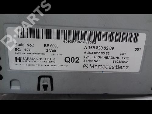 Radio MERCEDES-BENZ A-CLASS (W169) A 200 CDI (169.008, 169.308) | BP8994780E6 