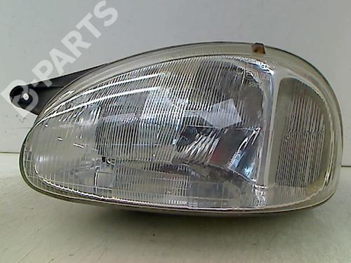 Used Left headlight OPEL CORSA B (S93) 1.4 i (F08, F68, M68) (60 hp) 8975985