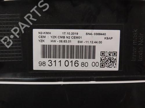 Instrument cluster PEUGEOT PARTNER Box Body/MPV (K9) 1.5 BlueHDi 100 | BP20494301C47 