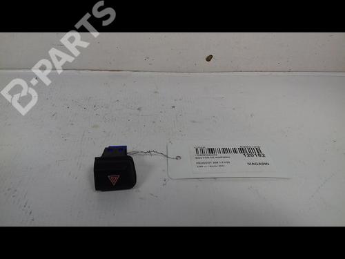 Used Warning switch PEUGEOT 208 I (CA_, CC_) 1.6 HDi (92 hp) 8994688