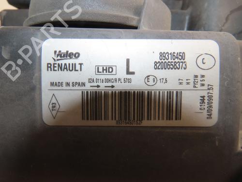 Used Left headlight RENAULT MODUS / GRAND MODUS (F/JP0_) 1.5 dCi (FP0E, JP0E) (65 hp) 31372153