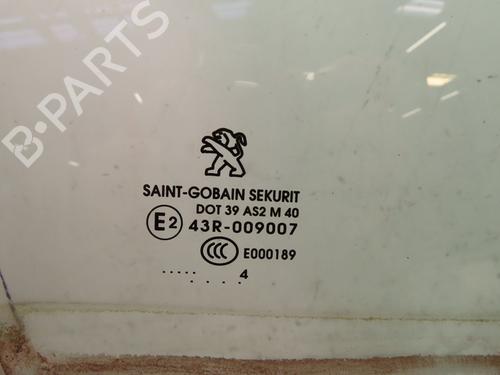 Used Front right door window PEUGEOT 2008 I (CU_) 1.6 HDi (114 hp) 29818836