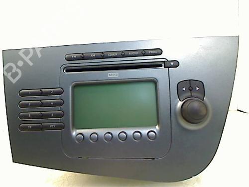 Used Radio SEAT LEON (1P1) 1.9 TDI (105 hp) 15745323