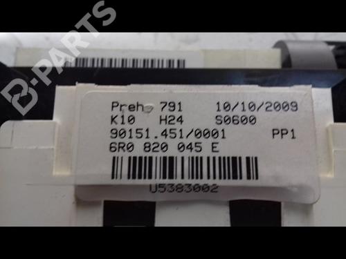Climate control VW POLO V (6R1, 6C1) 1.4 (6R1) | BP8990614I5 