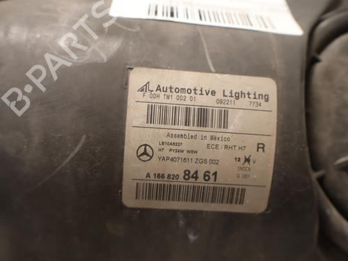 Used Right headlight Right headlight MERCEDES-BENZ M-CLASS (W166) ML 350 BlueTEC 4-matic (166.024, 166.023) (258 hp) 33416221 33416221