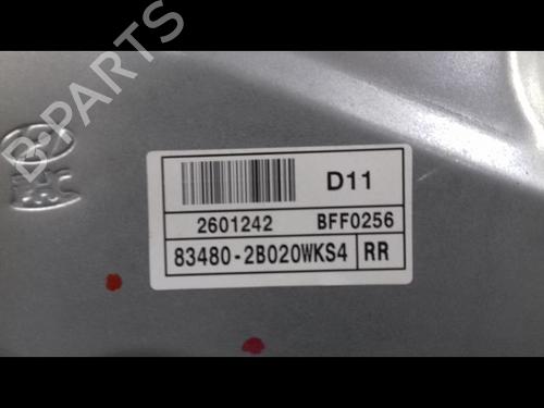 Rear right window mechanism HYUNDAI SANTA FÉ II (CM) 2.2 CRDi GLS | BP12308783C25 