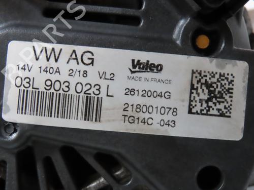 Generator VW TRANSPORTER T6 Van (SGA, SGH, SHA, SHH) 2.0 TDI (150 hp) 25778927